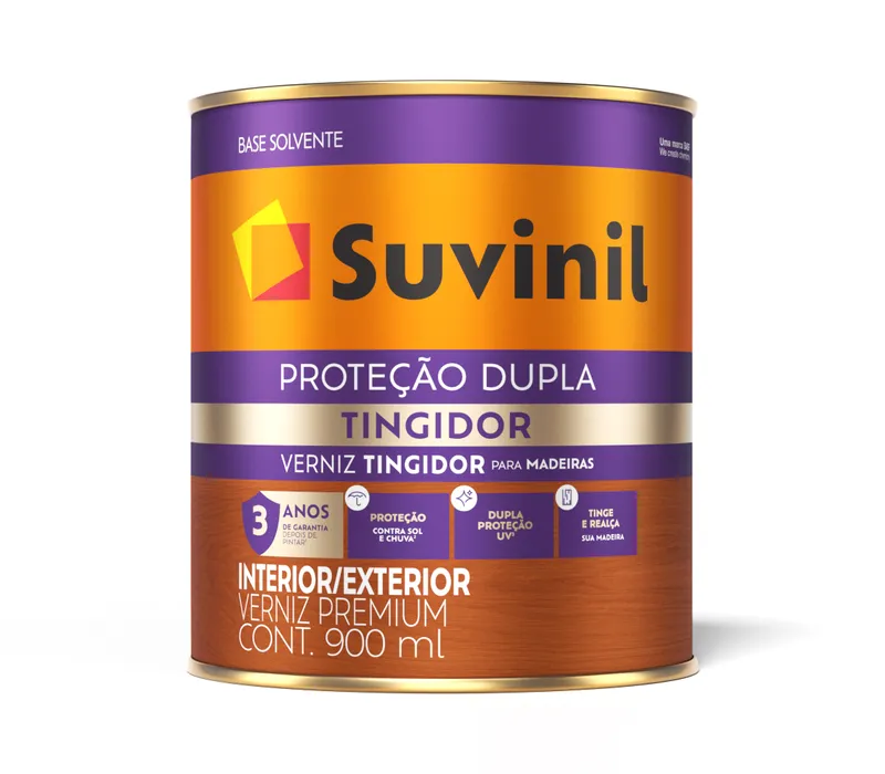 Verniz Suvinil Proteção Dupla Tingidor Brilhante