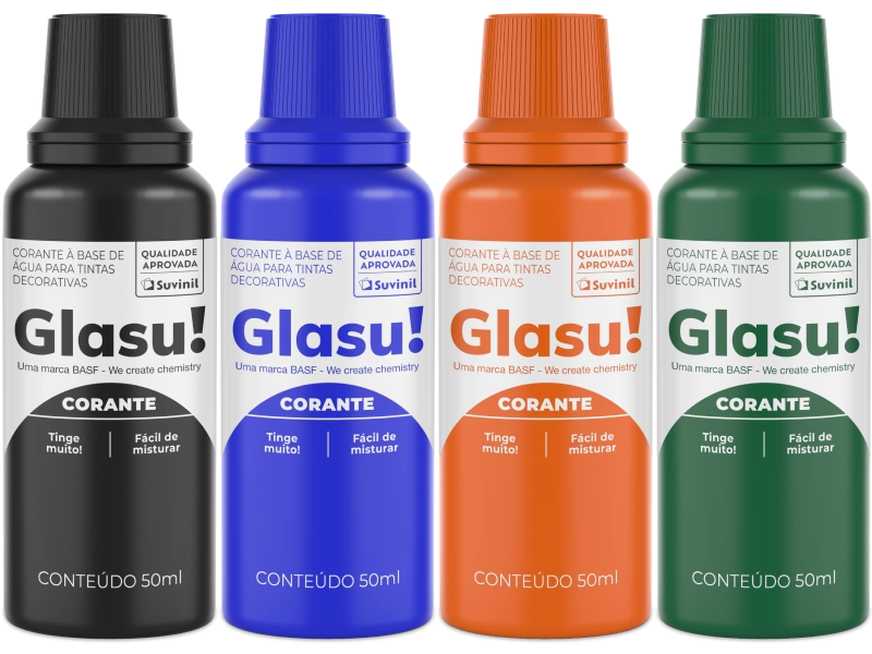 Glasu! Corantes