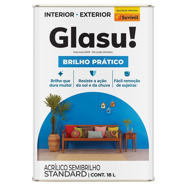 Tinta Glasu! Brilho Prático