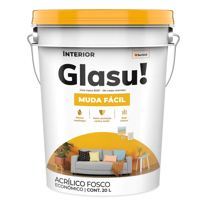 Tinta Glasu! Muda Fácil