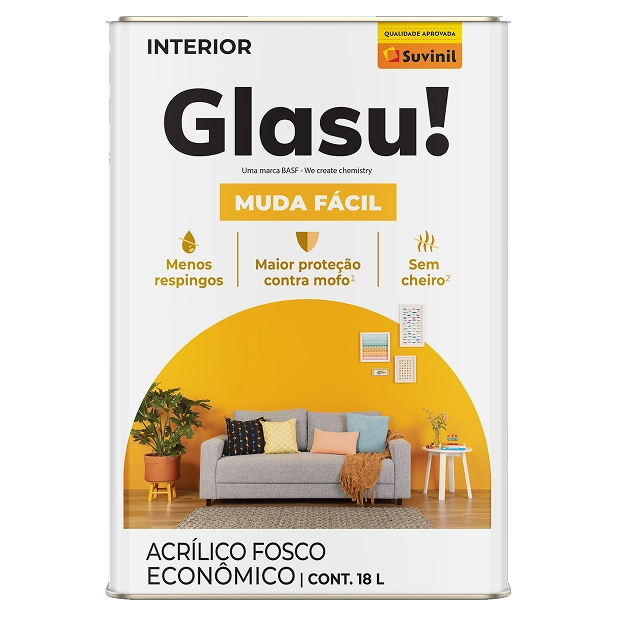 Tinta Glasu! Muda Fácil