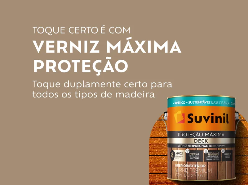 Verniz Suvinil Proteção Máxima Deck Acetinado